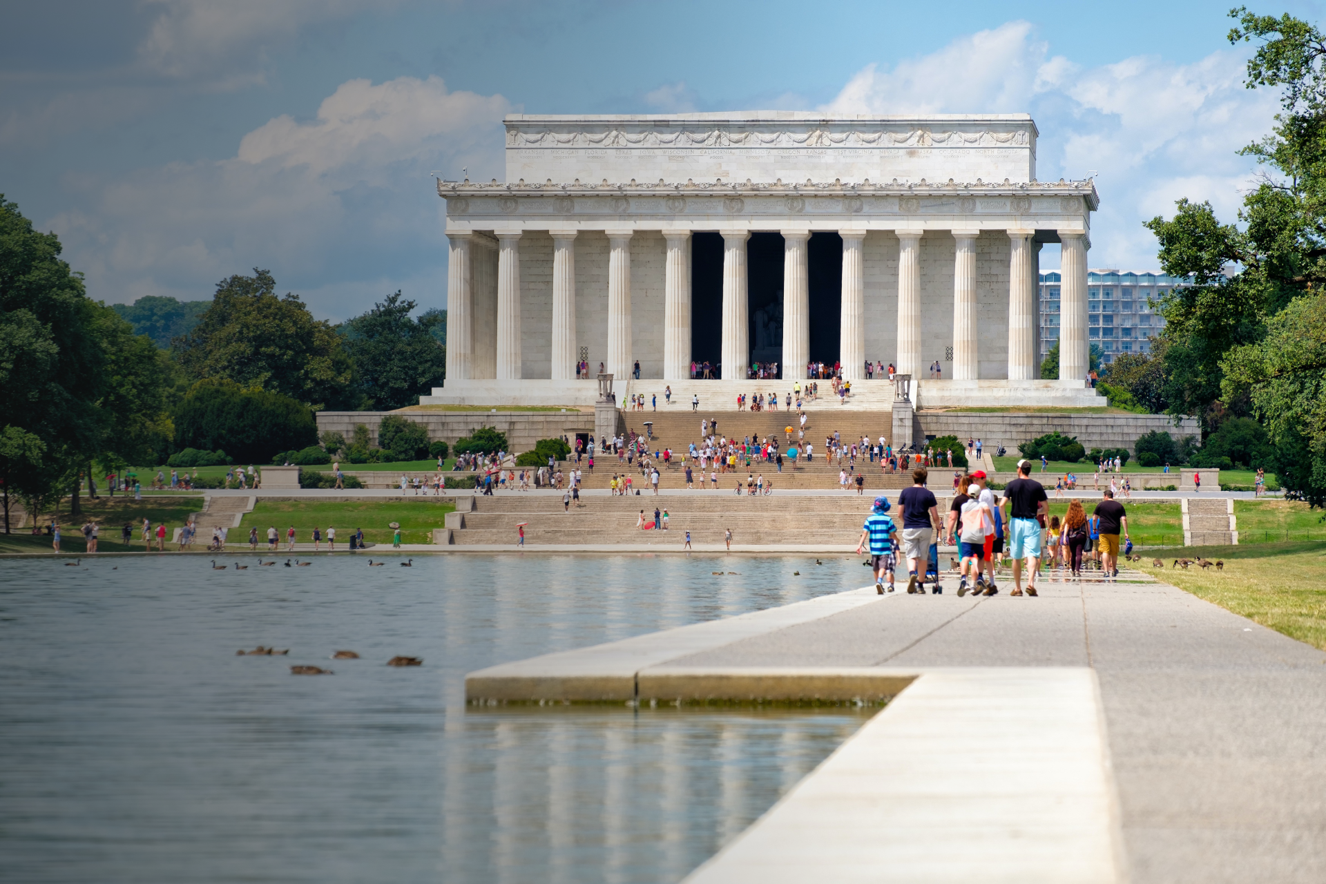 Men and a Woman Protesting in Front of the Supreme Court of the United States